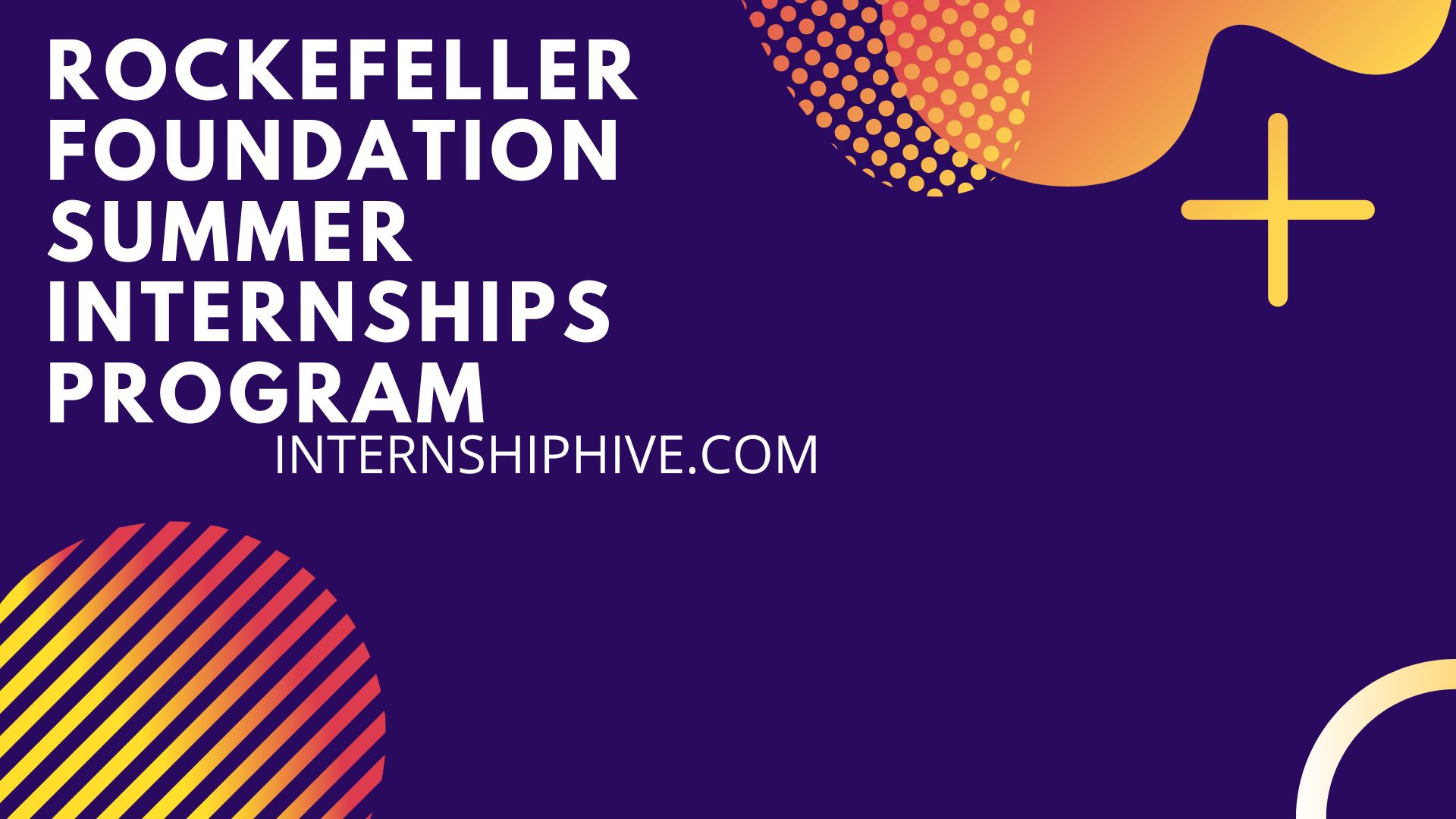 Rockefeller-Foundation-Summer-Internships-Program